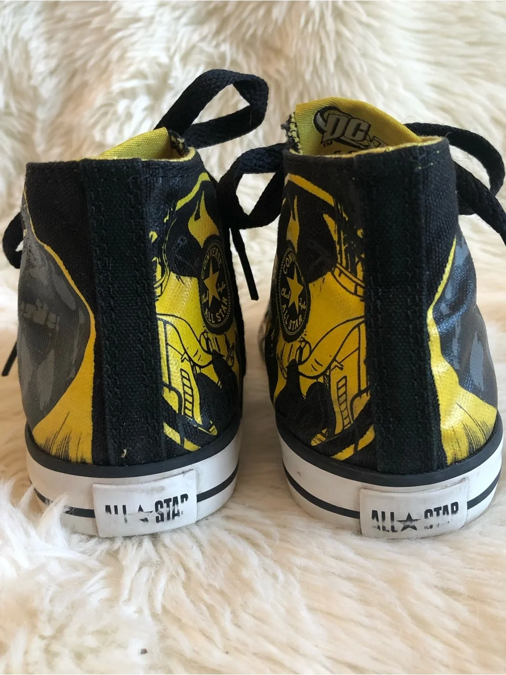 Limited Edition Kids Batman Converse High-Top Sneakers | Boy or Girl Size 9